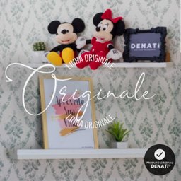 KIT 3 Prateleiras Estante 40x15 Madeira MDF Brancas Nicho Sala Quarto + Suporte Invisível - 5