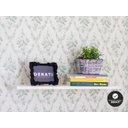 Ver imagem 4 de KIT 3 Prateleiras Estante 40x15 Madeira MDF Brancas Nicho Sala Quarto + Suporte Invisível