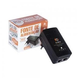 Fontes de Alimentação Poe e Injetores Poe 24v 1a Fc Poe2401pn para Access Point e Antenas e Roteador - 3