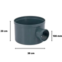 Ver imagem 2 de Prolongador Cx Gordura Dn300 C/ 1 Entrada Dn100