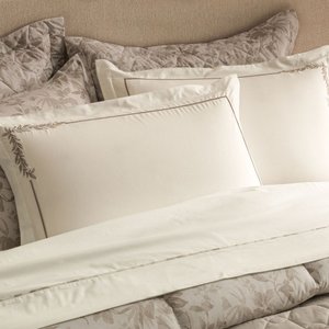 Jogo de Cama Casal Karsten Bordado 200 Fios Percal 100% Algodão Blenda
