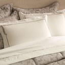 Ver imagem 1 de Jogo de Cama Casal Karsten Bordado 200 Fios Percal 100% Algodão Blenda