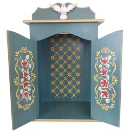 Oratório com Porta para Imagens de até 30cm * com Iluminação* Azul - Coleção Ouro Preto - 6