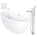 Ver imagem 5 de Kit Banheira Imersão Luxo Freestanding 1.50m C/mist Cromado
