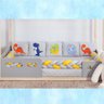 Kit para Berço Bebê Montessoriano Dinossauro 7 Peças - Amarelo - 1