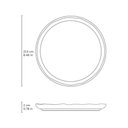 Ver imagem 3 de Prato de Sobremesa 21,5cm Off White Bio Vanilla Cerâmica Stoneware Porto Brasil