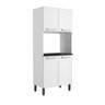 Armário de Aço para Forno 4 Portas Branco Gourmet Bertolini - 1
