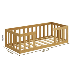 Cama Montessoriana Infantil:nogueira - 2