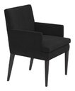 Ver imagem 1 de Cadeira de Jantar Germany Retro Courino Preto Dominic Decor