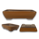 Ver imagem 1 de VASO BONSAI CERAMICO 24X16,5X6CM RETANGULAR:CARAMELO
