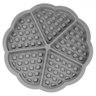 Forma De Silicone Waffles 17,5x1,5cm Clink:Cinza - 1