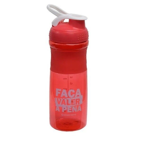 Garrafa Shaker Com Misturador - Faça Valer A Pena - 760ml Zc - 1