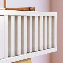 Aparador Riviera 1 Gaveta em Mdp e Mdf Colibri Off White - 6