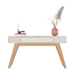 Aparador Riviera 1 Gaveta em Mdp e Mdf Colibri Off White - 2
