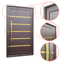 Ver imagem 4 de Porta Pivot.Alumínio Lamb.Premium c/Pux.e.Elite Marrom Gold 240x130 Brimak