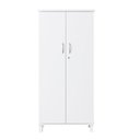Ver imagem 3 de Armário Alto para Escritório Polar com Prateleiras com 2 Portas com Chave Branco