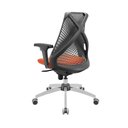 Ver imagem 4 de Cadeira Ergonômica Presidente Bix X+ Base Cromada Sincron Cor:laranja com Cinza