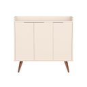 Ver imagem 2 de Buffet Indonesia 3 Portas MDP 90cm Perola Branco Bechara Móveis