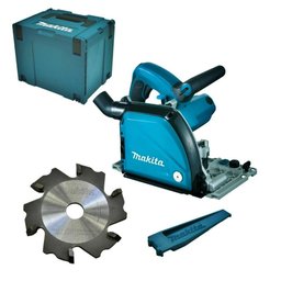 Fresadora Alumínio 1300w com Disco Maleta Mak-pac Adaptável a Coletor de Pó Ca5000xj 127v Makita - 2