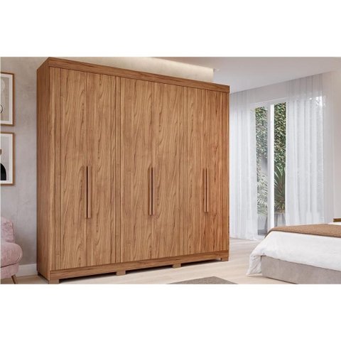Guarda Roupa Casal 6 Portas e 6 Gavetas Guarapari Cinamomo - Panan