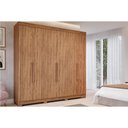 Ver imagem 1 de Guarda Roupa Casal 6 Portas e 6 Gavetas Guarapari Cinamomo - Panan