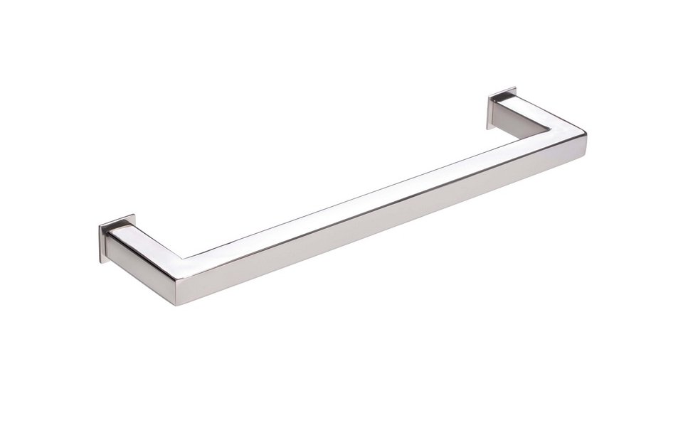 Porta Toalha Toalheiro de Rosto de Banheiro 30cm em Aço Inox Polido Brilhante Linha Larissa Stainles - 2