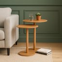 Ver imagem 1 de Conjunto 2 Mesas Laterais para Sala de Estar Lia