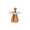 Ver imagem 2 de Mesa Jantar Dj Celeste Redonda Carvalho Nobre / Off White