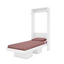Ver imagem 4 de Cama Dobrável Retrátil Vertical Solteiro Branco
