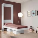 Ver imagem 1 de Cama Dobrável Retrátil Vertical Solteiro Branco