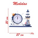 Ver imagem 4 de Relógio de Mesa Timão Náutico Farol Marítimo