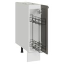 Ver imagem 2 de Balcão Porta-temperos 20 Cm 1 Porta (sem Tampo) Branco/cinza Vik Madesa