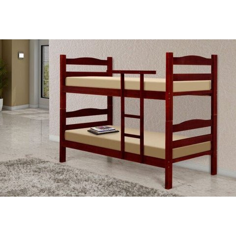 Beliche Lisboa de Madeira Maciça Tauari - Cor Mogno