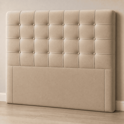 Cabeceira Casal de Cama Box Estofada Ana 140 cm Veludo