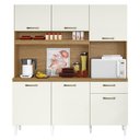 Ver imagem 2 de Kit Cozinha Compacta Siena 2000446 Atacama Off White - Aramóveis
