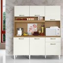 Ver imagem 4 de Kit Cozinha Compacta Siena 2000446 Atacama Off White - Aramóveis