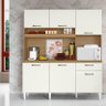 Kit Cozinha Compacta Siena 2000446 Atacama Off White - Aramóveis - 4