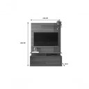 Ver imagem 4 de Home Denver Painel para Tvs até 60 Polegadas 2 Portas Jequitiba