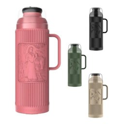 Garrafa Térmica 1 Litro Chimarrita Termolar Chimarrão Chá:rosa - 1