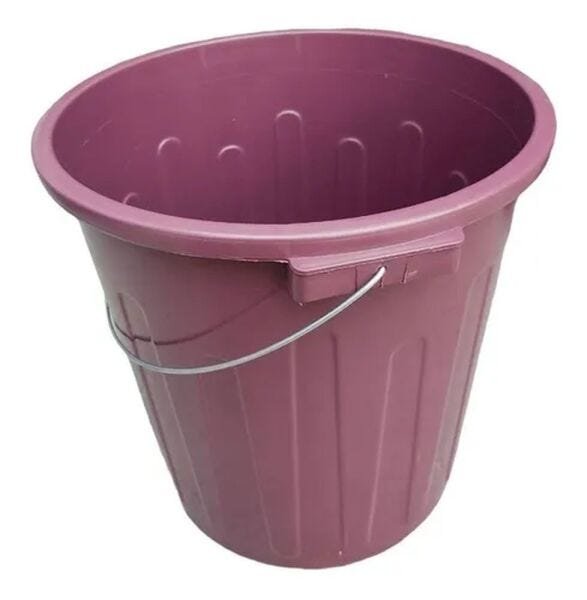 Kit Balde com Alça 30Lts Roxo + Regador 5 Lts Verde Arqplast - 2