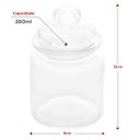 Ver imagem 5 de Kit 3 Pote Porta Mantimento Vidro Arena 260ml com Tampa Lyor