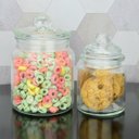 Ver imagem 2 de Kit 3 Pote Porta Mantimento Vidro Arena 260ml com Tampa Lyor
