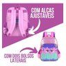 Mochila Escolar UP4YOU Petit Slime 3 Bolsos de Costas Bolsa Colorida Passeio Escola Menina Criança L - 4