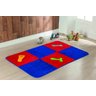Tapete Passadeira Infantil Pelúcia Ferramentas Vermelho - 1