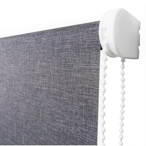 Persiana Rolo Translúcida Breeze Cinza 140 (L) x 160 (A) cm Cortina Screen Solar 1,40 X 1,60