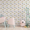 Ver imagem 1 de Papel de Parede Adesivo Infantil Carrinhos Coloridos 2,80m