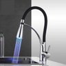Torneira Cozinha Gourmet Monocomando Flexível 360º Com Led - 3