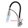 Torneira Cozinha Gourmet Monocomando Flexível 360º Com Led - 5