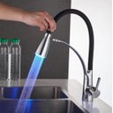 Ver imagem 2 de Torneira Cozinha Gourmet Monocomando Flexível 360º Com Led