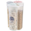 Ver imagem 2 de Pote Plástico Armazenador Medidor com 4 Divisórias 2500 Ml